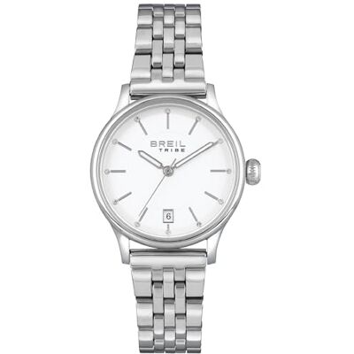 Breil Uhr Damen Classy Ziffernblatt Weiss Bewegung NUR Zeit Quartz e Bracelet Stahl Silber EW0495 Breil Uhr Damen Classy Ziffernblatt Weiss Bewegung NUR Zeit Quartz e Bracelet Stahl Silber EW0495