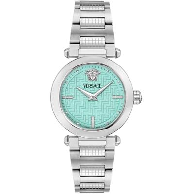 Versace Damen Analog Quarz Armbanduhr Greek Versace Damen Analog Quarz Armbanduhr Greek