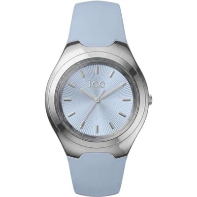 ICE-WATCH Ice Bubble Blue Aura Champagne Silbergraue Damenuhr mit Blaue Silikonarmband 025948 (36mm) ICE-WATCH Ice Bubble Blue Aura Champagne Silbergraue Damenuhr mit Blaue Silikonarmband 025948 (36mm)