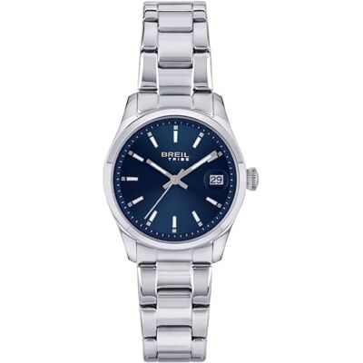 Breil Uhr Damen Classic Elegance Ziffernblatt BLAU Bewegung NUR Zeit Quartz e Bracelet Stahl Silber EW0597 Breil Uhr Damen Classic Elegance Ziffernblatt BLAU Bewegung NUR Zeit Quartz e Bracelet Stahl Silber EW0597