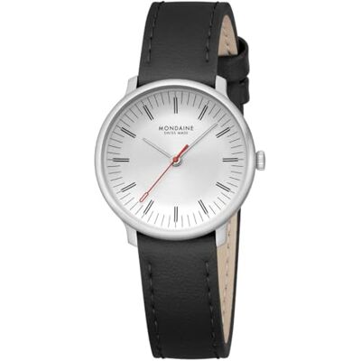 Mondaine Doppio Uhr 33mm Schweizer Quarzwerk, Saphirglas, Vegan Traubenleder Armband, Recyceltem Edelstahl, 5 ATM Wasserdicht, Swiss Made Vintage-Charme & Minimalismus Mondaine Doppio Uhr 33mm Schweizer Quarzwerk, Saphirglas, Vegan Traubenleder Armband, Recyceltem Edelstahl, 5 ATM Wasserdicht, Swiss Made Vintage-Charme & Minimalismus