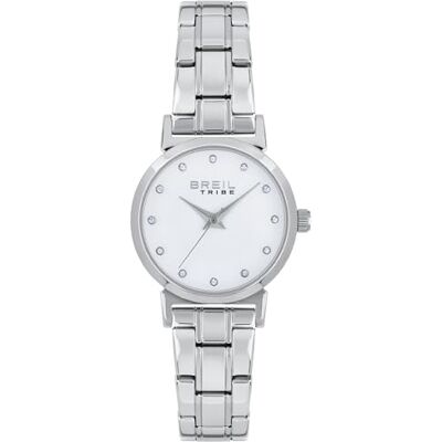 Breil Uhr Damen Bella Ziffernblatt Weiss Bewegung NUR Zeit Quartz e Bracelet Stahl Silber EW0612 Breil Uhr Damen Bella Ziffernblatt Weiss Bewegung NUR Zeit Quartz e Bracelet Stahl Silber EW0612