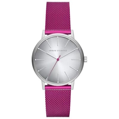Armani Exchange Watch for Women, Quartz Three Hand Movement and 36mm Case Size with Stainless Steel Strap Armani Exchange Watch for Women, Quartz Three Hand Movement and 36mm Case Size with Stainless Steel Strap