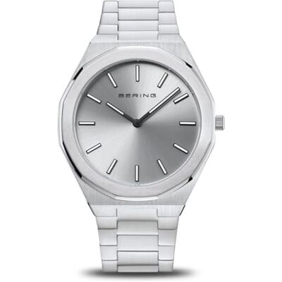 Bering Herren Uhr Quarz Movement Classic Collection mit Edelstahl und Saphirglas 19641-700 Wasserdicht: 3 ATM Bering Herren Uhr Quarz Movement Classic Collection mit Edelstahl und Saphirglas 19641-700 Wasserdicht: 3 ATM