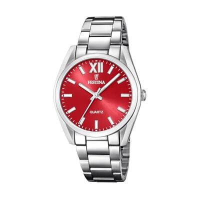Festina Damen Uhr Analog Edelstahl 316L Quarzwerk Mineralglas hochresistent 5 ATM wasserdicht F20622 Boyfriend Collection Festina Damen Uhr Analog Edelstahl 316L Quarzwerk Mineralglas hochresistent 5 ATM wasserdicht F20622 Boyfriend Collection