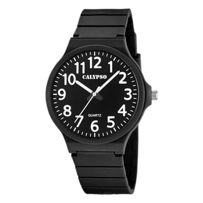 Calypso Kinderuhr Junge und Mädchen Analog aus Kautschuk Schwarz Calypso Kinderuhr Junge und Mädchen Analog aus Kautschuk Schwarz