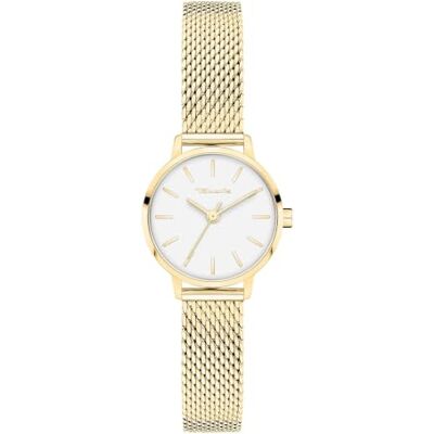 Tamaris Damen Armbanduhr runde Quarzuhr 3ATM hautfreundlich 24mm Edelstahlarmband Mini Retro Watch Tamaris Damen Armbanduhr runde Quarzuhr 3ATM hautfreundlich 24mm Edelstahlarmband Mini Retro Watch