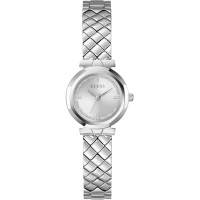 Guess GB MINI Rumour Damen Armbanduhr, Quarz Analog, Edelstahl, 26mm, Edelstahlarmband, Silber, 1 bar, Zifferblattfarbe: Silber, GW0839L4 Guess GB MINI Rumour Damen Armbanduhr, Quarz Analog, Edelstahl, 26mm, Edelstahlarmband, Silber, 1 bar, Zifferblattfarbe: Silber, GW0839L4