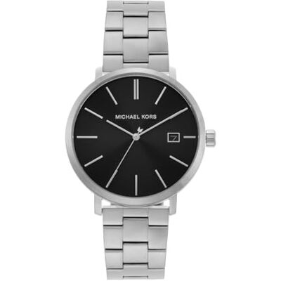 Michael Kors Blake Watch for Men, Quartz Three Hand or Chronograph Movement with Stainless Steel Strap Michael Kors Blake Watch for Men, Quartz Three Hand or Chronograph Movement with Stainless Steel Strap