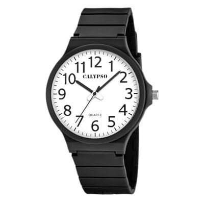 Calypso Kinderuhr Junge und Mädchen Analog aus Kautschuk Schwarz Calypso Kinderuhr Junge und Mädchen Analog aus Kautschuk Schwarz