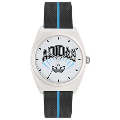 Adidas Project Two Unisex Armbanduhr, Quarz Analog, Kunststoff, 38 mm, Kunststoffarmband, Schwarz, 5 bar, Zifferblattfarbe: Mehrfarbig, AOST25038 Adidas Project Two Unisex Armbanduhr, Quarz Analog, Kunststoff, 38 mm, Kunststoffarmband, Schwarz, 5 bar, Zifferblattfarbe: Mehrfarbig, AOST25038