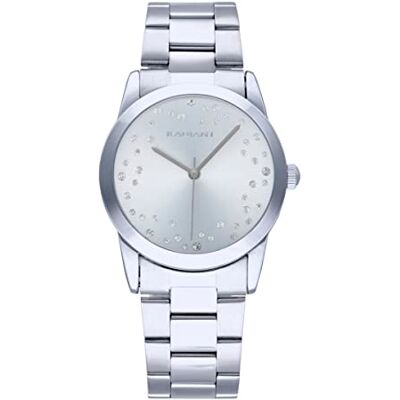Radiant Fiji Kollektion Analog Quarzuhr. Armbanduhr für Frauen. Armbanduhr mit silberner Zifferblatt und Edelstahlarmband. Größe 36mm. 3ATM. Radiant Fiji Kollektion Analog Quarzuhr. Armbanduhr für Frauen. Armbanduhr mit silberner Zifferblatt und Edelstahlarmband. Größe 36mm. 3ATM.