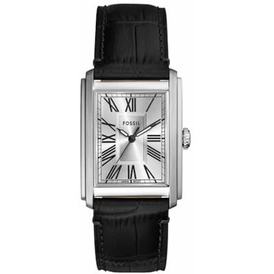 Fossil Carraway Uhr für Herren, Quarz-Dreizeigerwerk mit Leder- oder Edelstahlarmband Fossil Carraway Uhr für Herren, Quarz-Dreizeigerwerk mit Leder- oder Edelstahlarmband