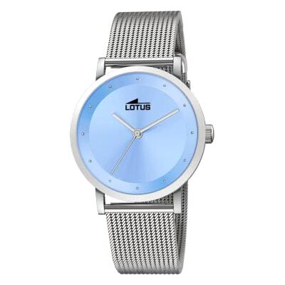 Lotus Damen Uhr Analog aus Edelstahl 316L Silber Quarzwerk Mineralglas hochresistent 5 ATM wasserdicht 18790/4 Minimalist for Her Lotus Damen Uhr Analog aus Edelstahl 316L Silber Quarzwerk Mineralglas hochresistent 5 ATM wasserdicht 18790/4 Minimalist for Her