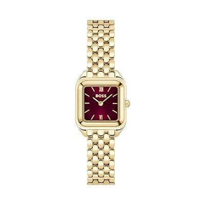Boss Zwei-Zeiger-Quarzwerk-Uhr für Damen Kollektion MAE Petite mit Helles Gelbgold Edelstahlarmband 1502824 Boss Zwei-Zeiger-Quarzwerk-Uhr für Damen Kollektion MAE Petite mit Helles Gelbgold Edelstahlarmband 1502824