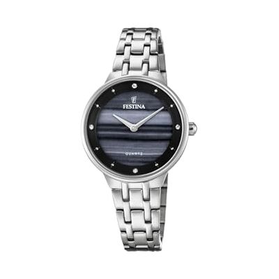 Festina Damenuhr Analog aus Edelstahl 316l Silberfarben Festina Damenuhr Analog aus Edelstahl 316l Silberfarben