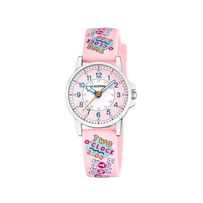 Calypso Mädchenuhr Analog aus Kautschuk Rosa Calypso Mädchenuhr Analog aus Kautschuk Rosa