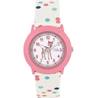 Prinzessin Lillifee Armbanduhr Mädchen Kinder Quarzuhr Analog, mit Textil Armband, 3 bar Wasserdicht, Kommt in Uhren Geschenk Box Prinzessin Lillifee Armbanduhr Mädchen Kinder Quarzuhr Analog, mit Textil Armband, 3 bar Wasserdicht, Kommt in Uhren Geschenk Box