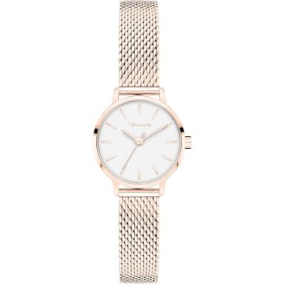 Tamaris Damen Armbanduhr runde Quarzuhr 3ATM hautfreundlich 24mm Edelstahlarmband Mini Retro Watch Tamaris Damen Armbanduhr runde Quarzuhr 3ATM hautfreundlich 24mm Edelstahlarmband Mini Retro Watch