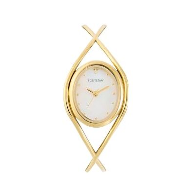 Fontenay Miyota Damen-Armbanduhr Analog Quarz mit Armband aus Edelstahl und Keramik FPA00801 Fontenay Miyota Damen-Armbanduhr Analog Quarz mit Armband aus Edelstahl und Keramik FPA00801