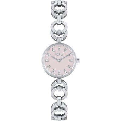 Breil Uhr Damen Luna Ziffernblatt PINK Bewegung NUR Zeit Quartz e Bracelet Stahl Silber EW0555 Breil Uhr Damen Luna Ziffernblatt PINK Bewegung NUR Zeit Quartz e Bracelet Stahl Silber EW0555