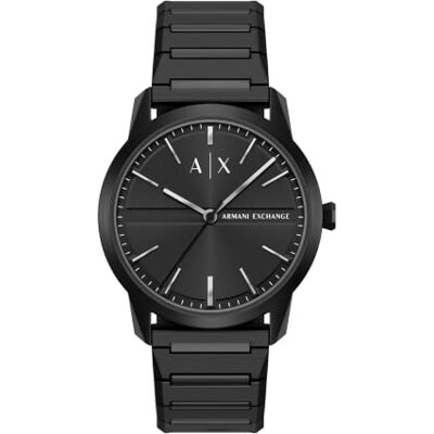 Armani Exchange Herren 42 MM schwarz Edelstahl Uhr, AX2651 Armani Exchange Herren 42 MM schwarz Edelstahl Uhr, AX2651