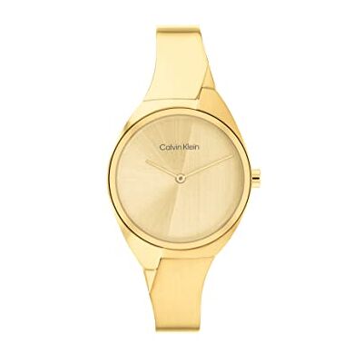 Calvin Analog Quarzuhr für Damen Kollektion Charming mit Edelstahlarmband Calvin Analog Quarzuhr für Damen Kollektion Charming mit Edelstahlarmband