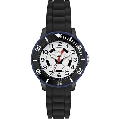 S. Oliver Kinderuhr für Jungs und Mädchen 30 mm Gute Ablesbarkeit widerstandsfähiges Silikonband 5 ATM wasserfest hoher analoge Armbanduhr mit Quarzwerk Geschenkidee S. Oliver Kinderuhr für Jungs und Mädchen 30 mm Gute Ablesbarkeit widerstandsfähiges Silikonband 5 ATM wasserfest hoher analoge Armbanduhr mit Quarzwerk Geschenkidee