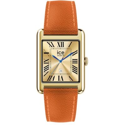 ICE-WATCH Ice smart TKS 2.0 Gold Orange Grain Gold Damenuhr mit Lederarmband 025620 (1.41 Zoll / 32mm) Smartwatch, Aufzeichnung von körperlicher Aktivität und Gesundheitsdaten ICE-WATCH Ice smart TKS 2.0 Gold Orange Grain Gold Damenuhr mit Lederarmband 025620 (1.41 Zoll / 32mm) Smartwatch, Aufzeichnung von körperlicher Aktivität und Gesundheitsdaten