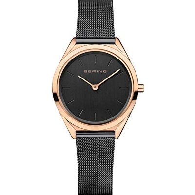 Bering Damen und Herren Uhr Quarz Movement Ultra Slim Collection mit Edelstahl und Saphirglas 17031-166 Armbandsuhren Bering Damen und Herren Uhr Quarz Movement Ultra Slim Collection mit Edelstahl und Saphirglas 17031-166 Armbandsuhren
