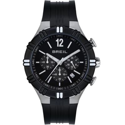 Breil Uhr Herren B Rise Ziffernblatt SCHWARZ Bewegung Chrono Quartz e GÜRTEL Polyurethane SCHWARZ TW1984 Breil Uhr Herren B Rise Ziffernblatt SCHWARZ Bewegung Chrono Quartz e GÜRTEL Polyurethane SCHWARZ TW1984