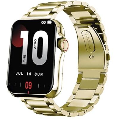 SMARTY Digitale Herren-Automatikuhr mit Metallarmband SW028N33, goldfarben, modern, Gold, Modern SMARTY Digitale Herren-Automatikuhr mit Metallarmband SW028N33, goldfarben, modern, Gold, Modern