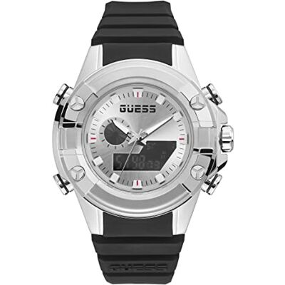 Guess Armbanduhren Herren Analog Japanisches Quarzwerk Silikonband GW0341G1 Guess Armbanduhren Herren Analog Japanisches Quarzwerk Silikonband GW0341G1