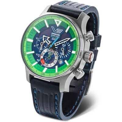 Vostok Europe Expedition North Pole Solar Chronograph Herrenuhr mit 2 Armbändern in verschiedenen Varianten, Grün/Grün, Sport Vostok Europe Expedition North Pole Solar Chronograph Herrenuhr mit 2 Armbändern in verschiedenen Varianten, Grün/Grün, Sport