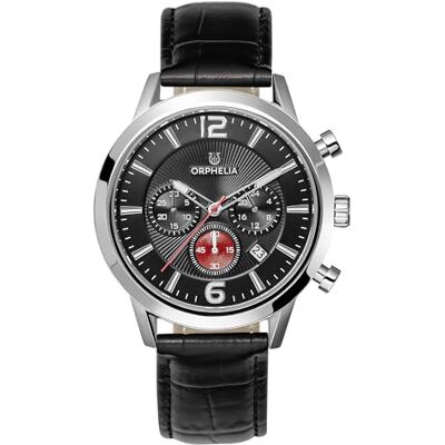 Orphelia HerrenArmbanduhr Chronograph Quarz Leder OR81802 Orphelia HerrenArmbanduhr Chronograph Quarz Leder OR81802
