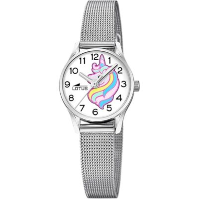 Lotus Mädchenuhr Analog aus Edelstahl 316l Silberfarben Lotus Mädchenuhr Analog aus Edelstahl 316l Silberfarben