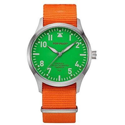 POP-PILOT Unisex-Armbanduhr PUJ Analog Quarz Nylon P4260362630048 POP-PILOT Unisex-Armbanduhr PUJ Analog Quarz Nylon P4260362630048