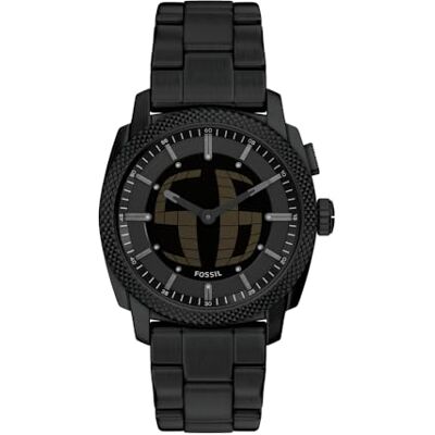 Fossil Machine Uhr für Herren, 41-mm Ana-Digi-Big Tic Uhrwerk mit Edelstahl- oder Lederarmband Fossil Machine Uhr für Herren, 41-mm Ana-Digi-Big Tic Uhrwerk mit Edelstahl- oder Lederarmband