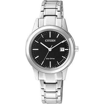 Citizen Damen Analog Quarz Uhr mit Edelstahl Armband FE1081-59E Citizen Damen Analog Quarz Uhr mit Edelstahl Armband FE1081-59E