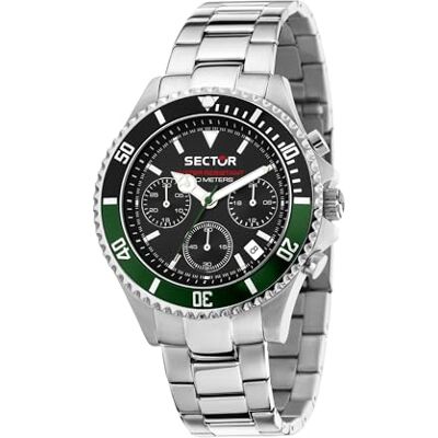 Sector No Limits Herren Analog Quarz Uhr mit Edelstahl Armband 8056783168538 Sector No Limits Herren Analog Quarz Uhr mit Edelstahl Armband 8056783168538