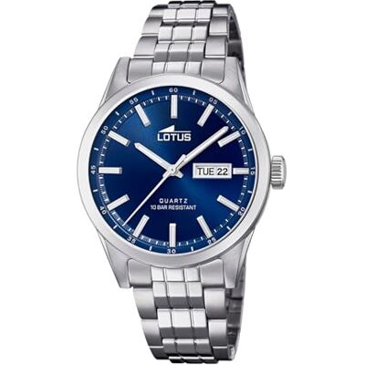 Lotus Herren Analog Uhr Kautschuk Quarz Sportuhr Herren Chronograph Kalender Mineralglas 5 ATM Wasserdicht 18621 Chrono Lotus Herren Analog Uhr Kautschuk Quarz Sportuhr Herren Chronograph Kalender Mineralglas 5 ATM Wasserdicht 18621 Chrono