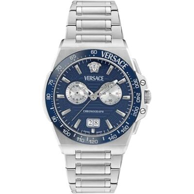 Versace Herren Chronograph Armbanduhr Greca Reaction Swiss Made Versace Herren Chronograph Armbanduhr Greca Reaction Swiss Made