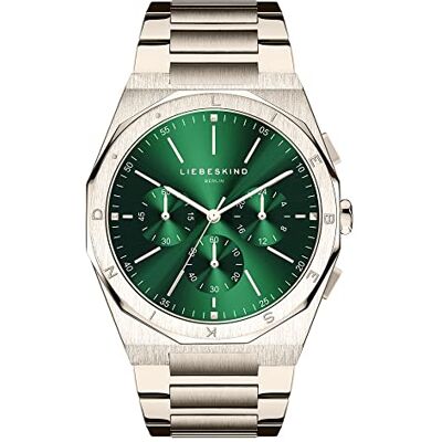 LIEBESKIND Berlin Unisex Analog Quarz Uhr mit Edelstahl Armband LT-0349-MC LIEBESKIND Berlin Unisex Analog Quarz Uhr mit Edelstahl Armband LT-0349-MC