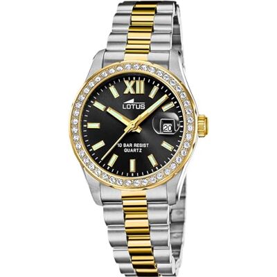 Lotus Damen Uhr Analog Edelstahl 316L Multi Quarzwerk Mineralglas hochresistent 10 ATM wasserdicht Kalender 18978/3 Freedom Collection Lotus Damen Uhr Analog Edelstahl 316L Multi Quarzwerk Mineralglas hochresistent 10 ATM wasserdicht Kalender 18978/3 Freedom Collection