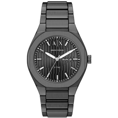 Armani Exchange Herren 42MM Gunmetal Edelstahl Uhr, AX4300 Armani Exchange Herren 42MM Gunmetal Edelstahl Uhr, AX4300