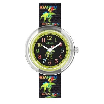 S. Oliver Armbanduhr Jungen Kinder Quarzuhr Analog, mit Nylon Armband, Mehrfarbig, wasserfest Wasserdicht, Kommt in Uhren Geschenk Box, 2037723 S. Oliver Armbanduhr Jungen Kinder Quarzuhr Analog, mit Nylon Armband, Mehrfarbig, wasserfest Wasserdicht, Kommt in Uhren Geschenk Box, 2037723