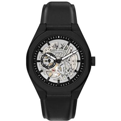 Armani Exchange Montre Homme, Mouvement Automatique et Boîtier 44mm Avec Bracelet Acier Inoxydable Armani Exchange Montre Homme, Mouvement Automatique et Boîtier 44mm Avec Bracelet Acier Inoxydable