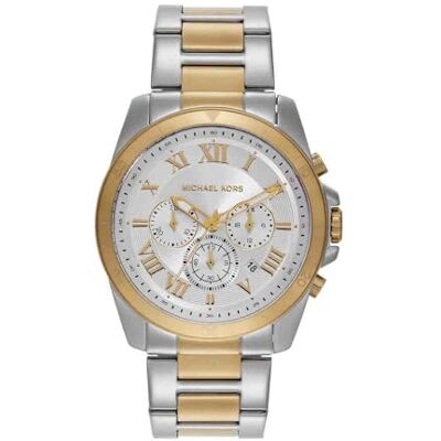 Michael Kors Alek Watch for Men, Quartz Chronograph Movement with Stainless Steel Strap Michael Kors Alek Watch for Men, Quartz Chronograph Movement with Stainless Steel Strap