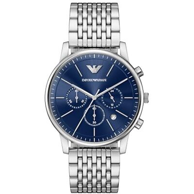 Giorgio Armani Herren 42MM Silberfarbene Edelstahl Uhr, AR11771 Giorgio Armani Herren 42MM Silberfarbene Edelstahl Uhr, AR11771
