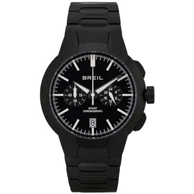 Breil Uhr Herren NEW ONE Sport Ziffernblatt SCHWARZ Bewegung Chrono Quartz e Bracelet Farbiger Stahl SCHWARZ TW1869 Breil Uhr Herren NEW ONE Sport Ziffernblatt SCHWARZ Bewegung Chrono Quartz e Bracelet Farbiger Stahl SCHWARZ TW1869